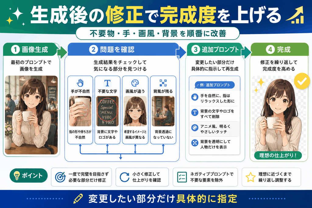 完成度を上げる