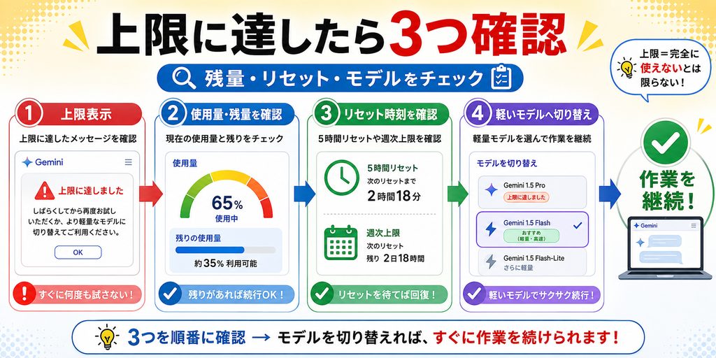 3つ確認